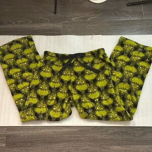 Dr. Seuss Grinch Pajamas Green/Black S Cozycore Kidcore Whimsy Dopamine Sleepy